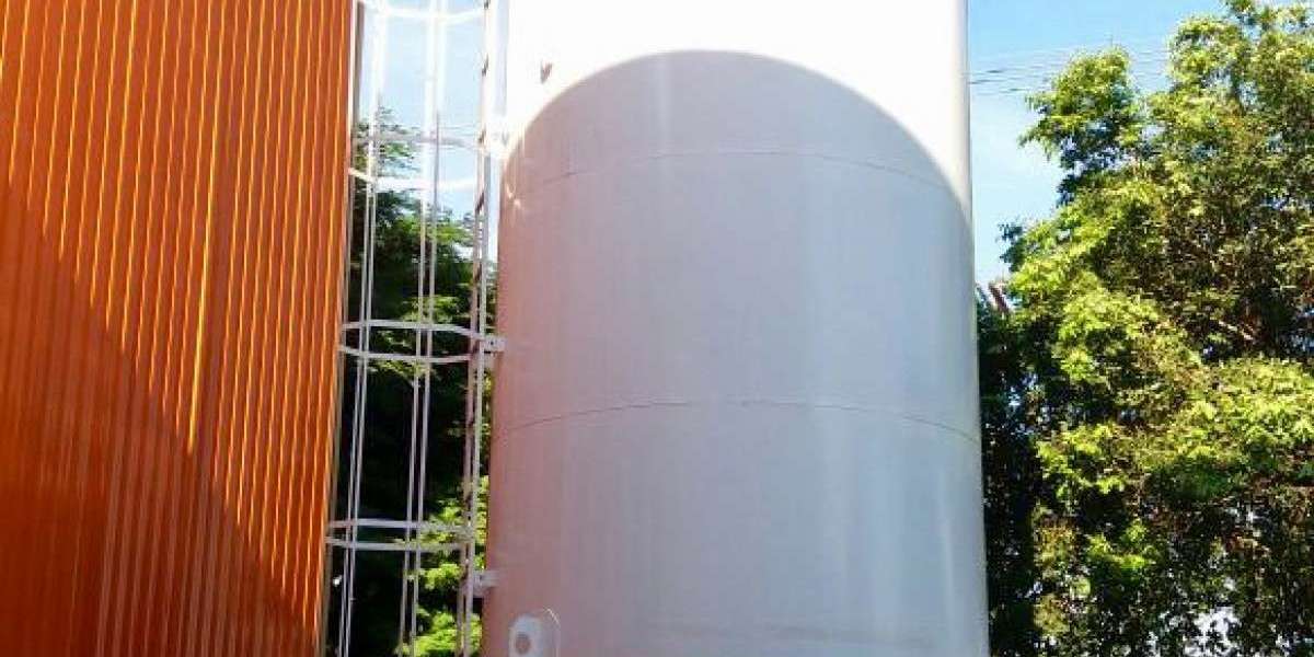 5,000 Gallon Welded Steel Water Storage Tank Complete Coating Diameter: 10'-4" Peak Height: 9'-6"