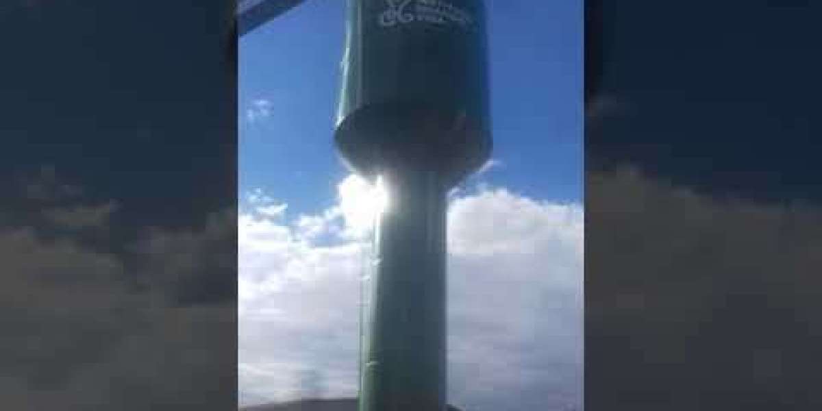 Fluted Column Elevated Storage Tank