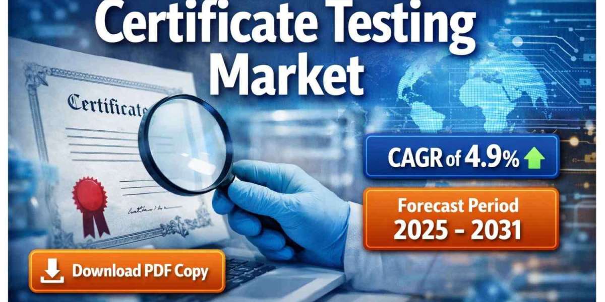 Certificate Testing Market Segmentation Analysis and Growth Outlook to 2031